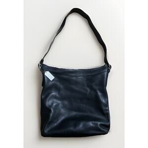 Vintage y2k Coach Slim Legacy Slim Hobo Bag Black Leather Crossbody Purse 9177